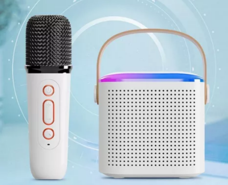 Fiesta Sound – Parlante Bluetooth con Micrófono Karaoke